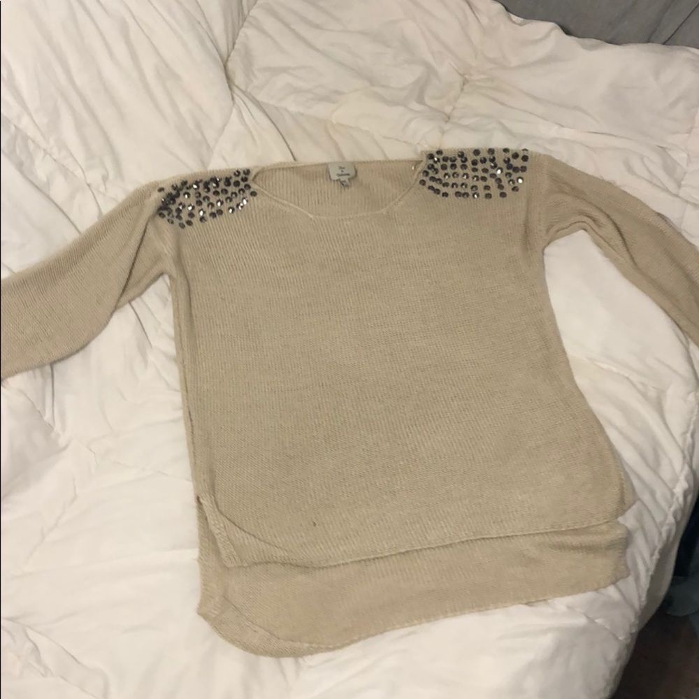 Cream color sweater great for winter
